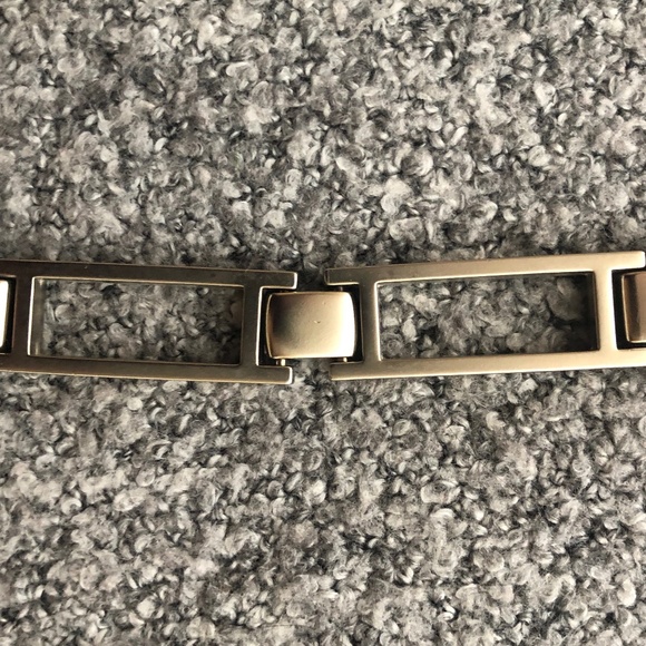 Current Black Linked Leather Belt - Picture 4 of 7